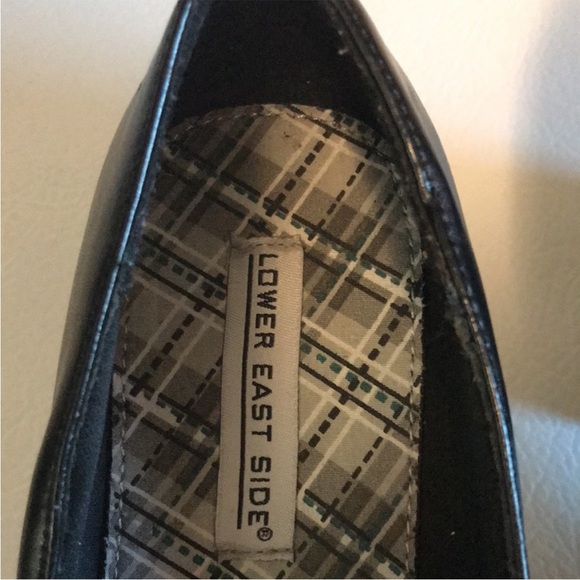 Women's Black Platform Chunky Heel Loafers - Picture 4 of 10